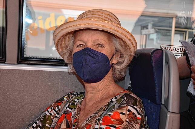 Christine Monte, 75 Jahre: „Dass der Bus fährt, finde ich sehr gut. Sollte aber jede Fahrt 2,50 Euro kosten, dann würde sich das ...
