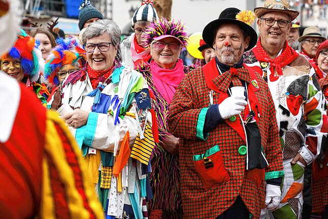 Bild 9: So bunt war der Rathaussturm in Radolfzell