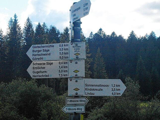 Ob Gletschermühle oder Sonnmättlemoos: Der 7-Moore-Weg hat einiges zu bieten.