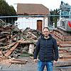 Hier stand Anfang der Woche noch das alte Gerätehaus. Zum Zeitpunkt dieser Aufnahme existierte nur noch die alte Arrestzelle. ...