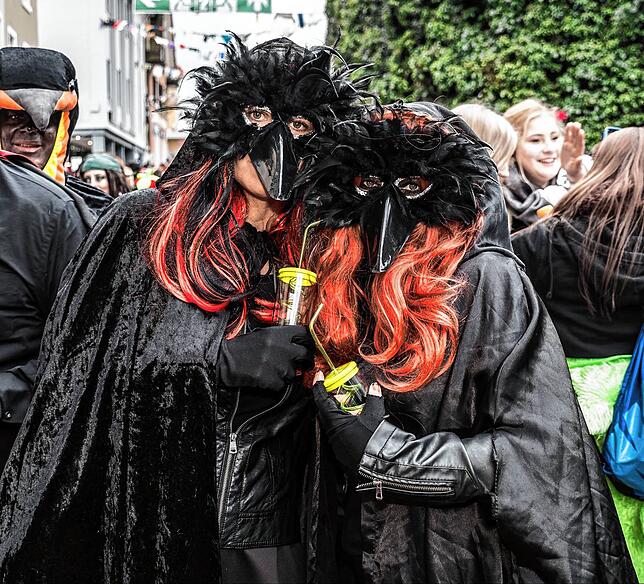 Schwarze Vögel waren ebenfalls 2018 unterwegs.