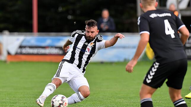 Dreierpack:Sandro D&lsquo;Accurso war mit seinen drei Treffern maßgeblich am 6:2 des SV 08 Laufenburg gegen Mitaufsteiger FC Bad ...