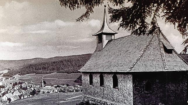 Die Fatimakapelle – hier um 1950 – wird infolge eines Gelübdes nach Kriegsende errichtet. Archivfoto: Geschichts- und Heimatverein