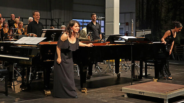 Das &bdquo;Quattro per due&ldquo; begeisterte mit seiner Interpretation von Ravels &bdquo;Rhapsodie espagnole&ldquo;. Bild: Dorothée ...