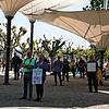Erneut haben Menschen in Konstanz demonstriert &ndash; dieses Mal im Stadtgarten und nicht auf der Marktstätte wie in der Woche zuvor.