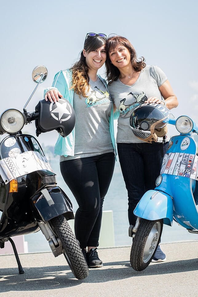 Bild 4: Dolce Vita am Bodensee: Das größte Vespa-Treffen in der Region zieht hunderte Freunde des italienischen Kult-Rollers an