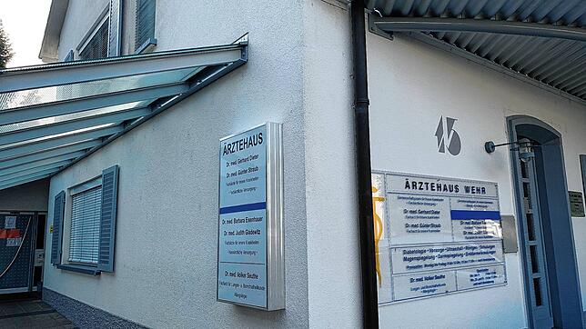Das Wehrer Ärztehaus in der Bündtenfeldstraße. Mediziner und Stadt sind auf der Suche nach einem Alternativstandort.