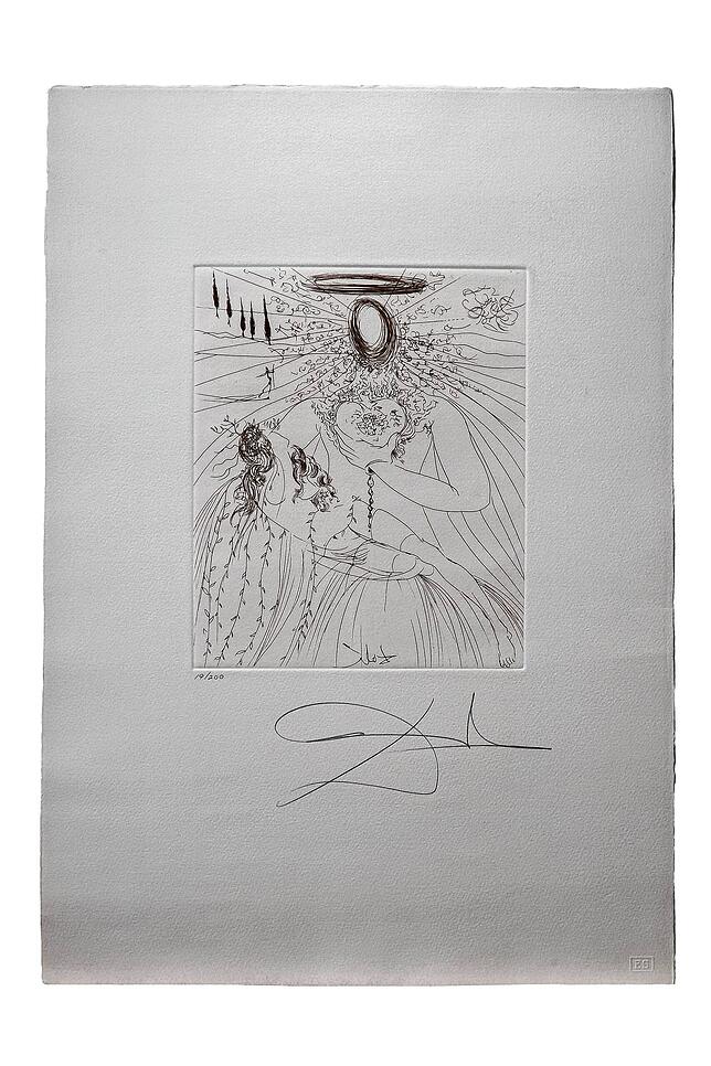 Salvador Dalí: „An alle gefangenen Seelen“.