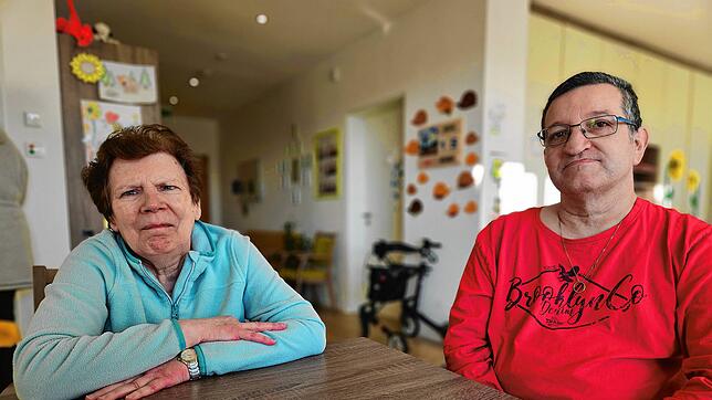 Angelika Fitz und Marco Kritz haben sich in der Tagespflege kennengelernt und sind nun befreundet.