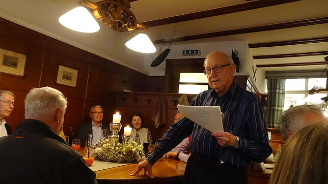 Stadtarchivar Martin Blümcke sprach im „Rebstock“ über die lange Geschichte der Habsburger, die auch viel mit Laufenburg zu tun hat.
