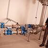 Klaus Rohde erläutert die Technik des neuen Rinkwasserhochbehälters.