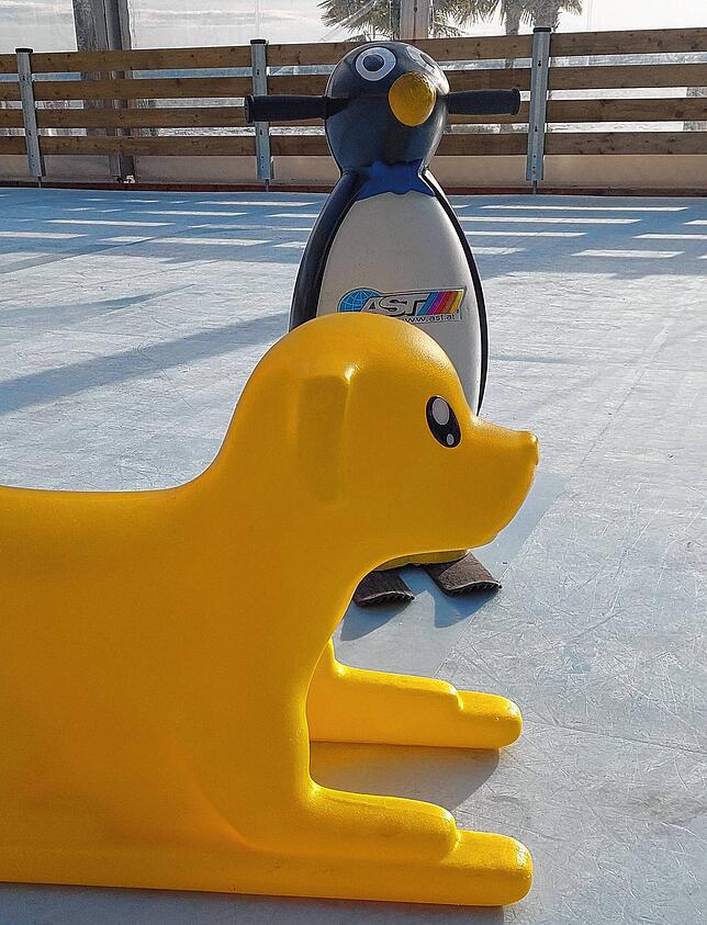 Pinguin oder Bobby kosten für 30 Minuten 1 Euro.