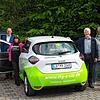Sie wagen den Erstversuch: Ortsvorsteher Udo Pelkner (von links), Karl-Hermann Rist, Bernd Löhle vom Pestalozzi Kinderdorf, Cornelia ...