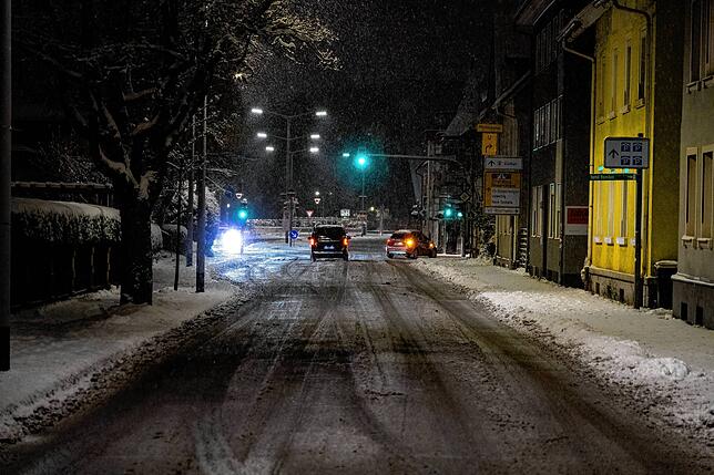 Bild 15: Besondere Eindrücke: Winternacht in Villingen