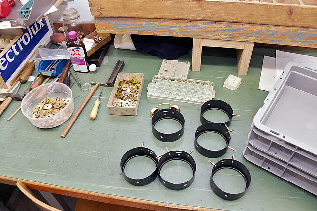 Bild 13: Bilder und Videos von der Wecker-Produktion in der Museumswerkstatt