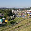 Der Stau an wartenden Lastwagen reicht vom Zollhof bis ins Kaitle und manchmal sogar bis auf die L 161 zwischen Kaitle und Gurtweil.