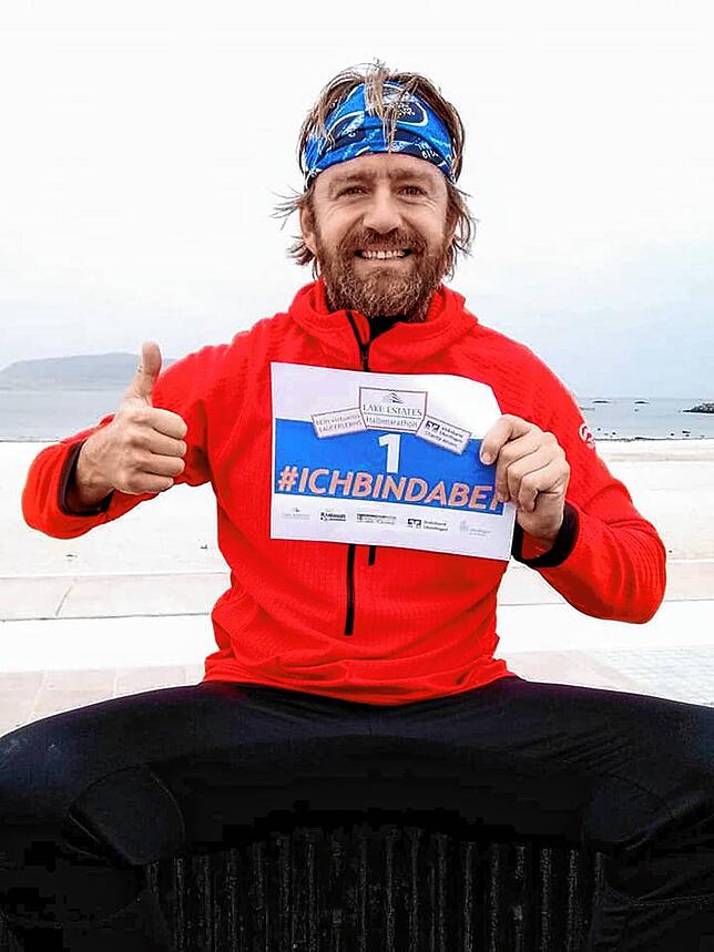 Hans-Martin Schmitt lief zehn Kilometer in Chile.
