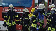 Die Hauptübung der Feuerwehr – hier ein Archivbild – beginnt am Freitagnachmittag um 17 Uhr auf dem Hüni-Gelände.