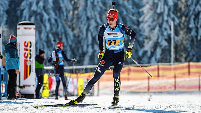 Starter Auftakt: Bei den Junioren-Weltmeisterschaften in Östersund kam Fabian Kaskel – hier ein Archivfoto – im Einzelrennen über 12,5 ...