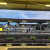 Der Donaueschinger Bahnhof: Im Zweistundentakt verkehren Regional-Express-Züge der Linie RE 55 zwischen Ulm und Donaueschingen mit ...