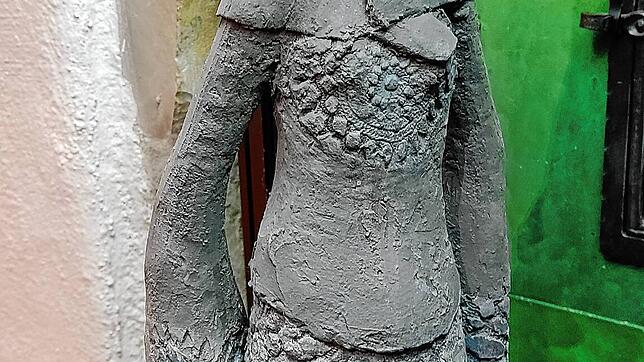 Ein Werk der Künstlerin Rosa Egi-Maissen aus Rabius (CH)/Tiengen, das in der Ausstellung im Museum Küssaberg zu sehen sein wird. Bild: ...