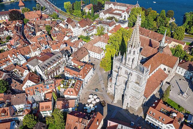 Das Konstanzer Münster: 78 Meter ragt es in die Höhe.
