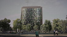 Der Entwurf für das neue Telekom-Hochhaus, in dem es künftig Wohnungen geben soll.