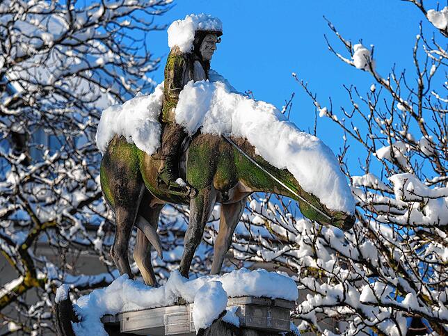 Bild 2: Immer noch überall Schnee: Der SÜDKURIER zeigt die schönsten Bilder der vergangenen Tage