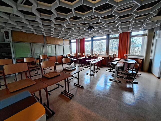 Am Anne-Frank-Schulverbund braucht es dringend mehr Klassenräume. Die vorhandenen Räume, wie dieser im Bild, sind teilweise zu klein für ...