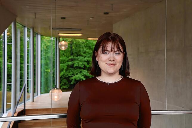 Emilia Bös ist aktuell studentische Vizepräsidentin der Zeppelin-Universität. Ab Februar nimmt sie ihr Studium wieder auf.