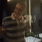 Luxuriöser als gedacht findet Bernd Roth die Dusche im Meeresbummler.