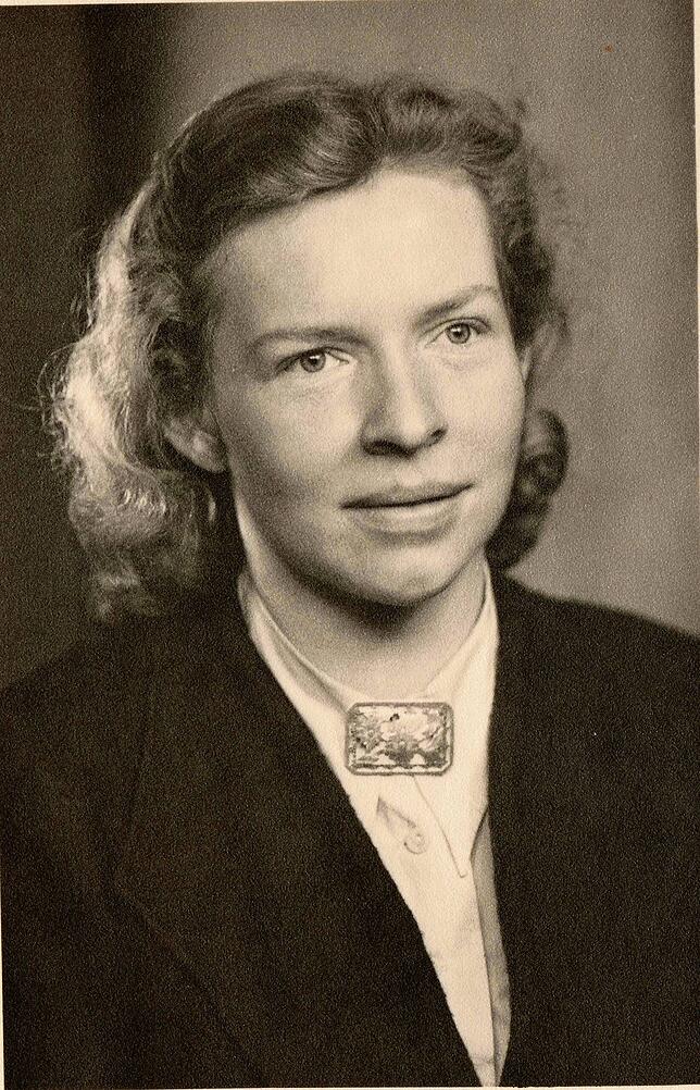 Die beliebte Lehrerin Elisabeth Stierle 1949 im Alter von 29 Jahren.