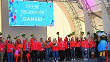 Dem Team der Landesgartenschau schallten laute Dankesrufe bei der Abschiedsveranstaltung am 16. Oktober 2021 entgegen. Jetzt löst sich ...