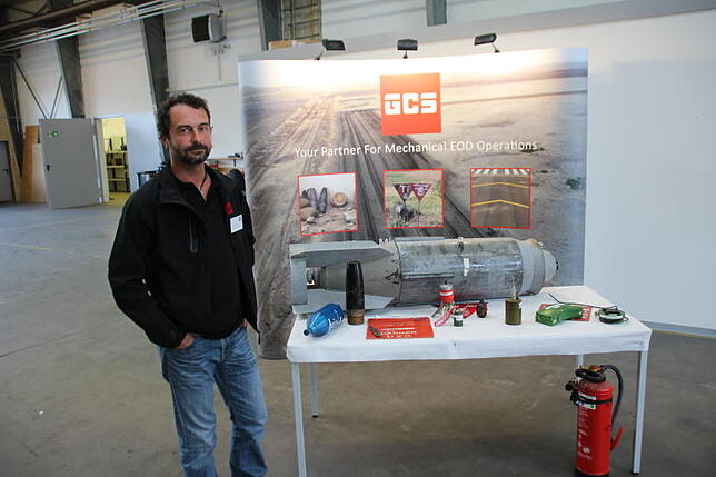 Marco Pohler, Kampfmittelbeseitigungsfachmann bei GCS.