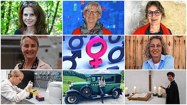 Für Angela Donno (von links oben im Uhrzeigersinn), Sigrid Zwetschke, Simone Duelli-Meßmer, Gabriele Höck, Lisa Bender, Tanja Hezel, ...
