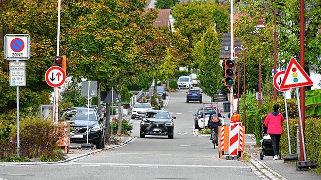 Aus der mobilen Ampel in der Mühlbachstraße wird keine feste.