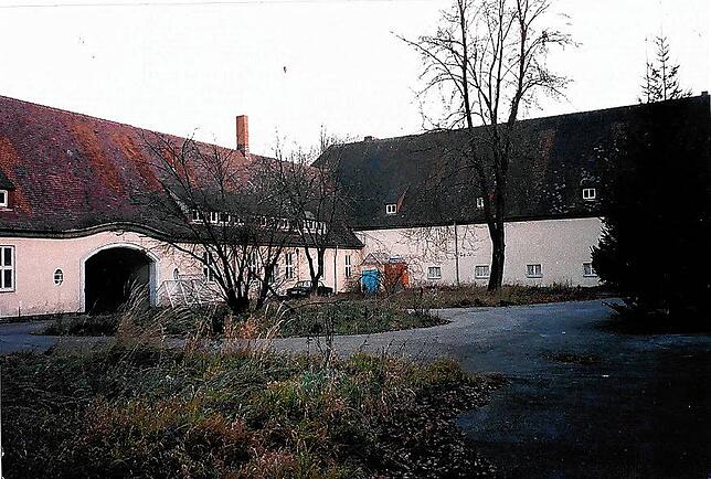 So sah der Innenhof 1994 aus.