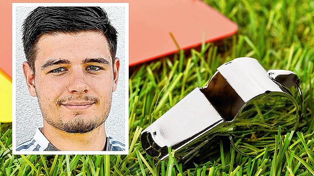 Pascal Heller stand bereits mit 14 Jahren als Unparteiischer auf dem Fußballplatz.