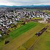 Das Baugebiet Hübschäcker am nördlichen Ortsrand von Böhringen. Auf der Wiese im Vordergrund ist die weitere Bebauung geplant, für die ...