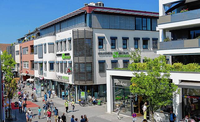 Das Gesundheitszentrum Markdorf in der Hauptstraße ist mit seinen hunderten Patienten und Kunden täglich ein wichtiger Frequenzbringer ...