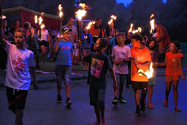 Bild 9: Spaß und Stimmung beim Walder Dorffest
