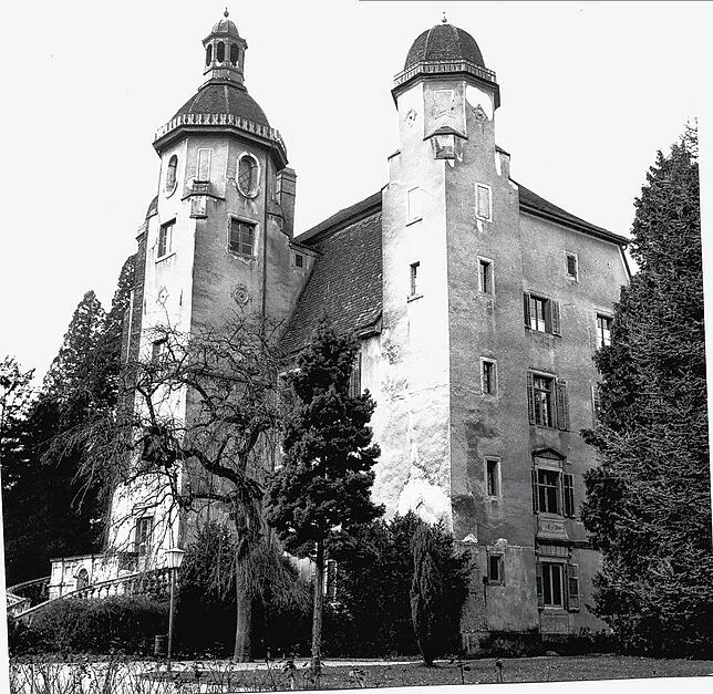 Schloss Schönau in den 1940er Jahren.