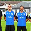 Titelfavorit: Trainer Danijel Kovacevic vom Corona-Vizemeister VfB Waldshut geht mit den neuen Spielern Valmir Gashi, Erdal Kizilay, Ivo ...