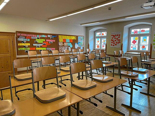 In dieser Woche werden die St. Ursula-Schüler von daheim unterrichtet. Wie es kommende Woche weitergeht, entscheidet sich am Donnerstag.