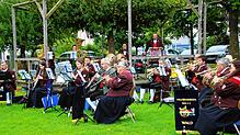 Das Wetter war dem Musikverein Wald dieses Mal beim Picknick-und Rucksackkonzert auf der Walder Festwiese hold.