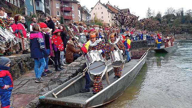 Die Salmanlandung in Laufenburg.