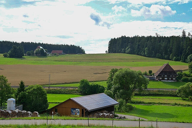 Auf der Fläche links des alten Schwarzwaldhofes, wo jetzt noch ein Getreidefeld ist, möchte der Grundstückseigentümer eine 4,8 Hektar ...