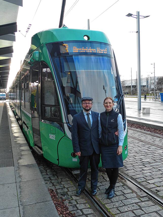 Dina König und ihr Lebensgefährte, der Hornist Olivier Picon, der auch Tramfahrer ist.