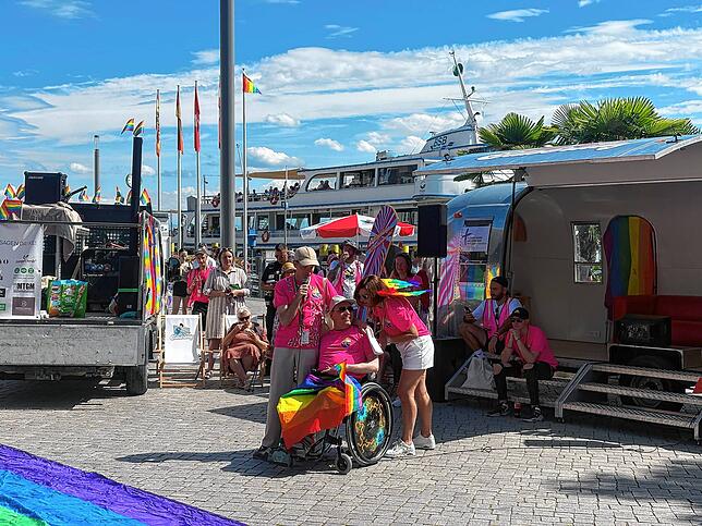 Bild 14: So bunt war der 3. Überlinger CSD