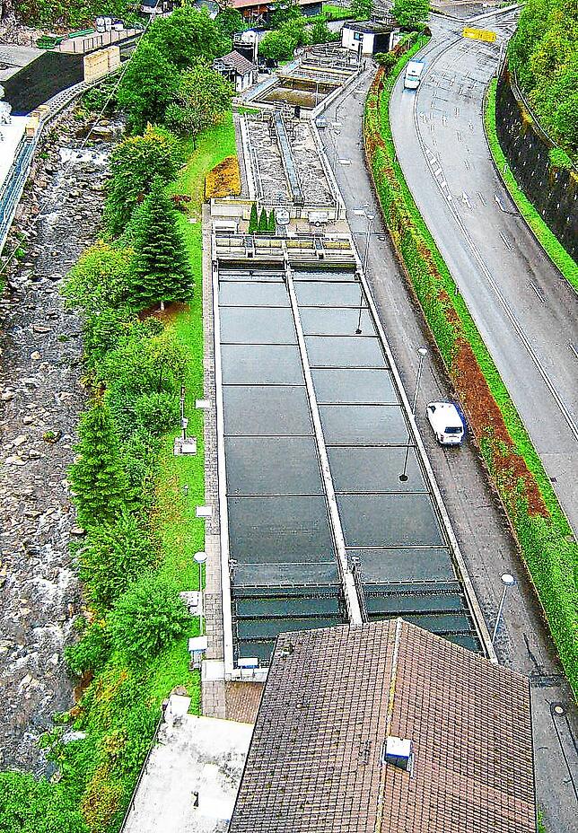Die Kläranlage Gremmelsbach bekommt ein neues Regenüberlaufbecken. Auf der Aufnahme aus dem Oktober 2019 ist deutlich zu sehen, dass die ...